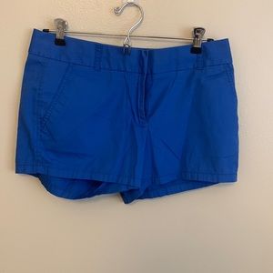 Bright blue jcrew shorts